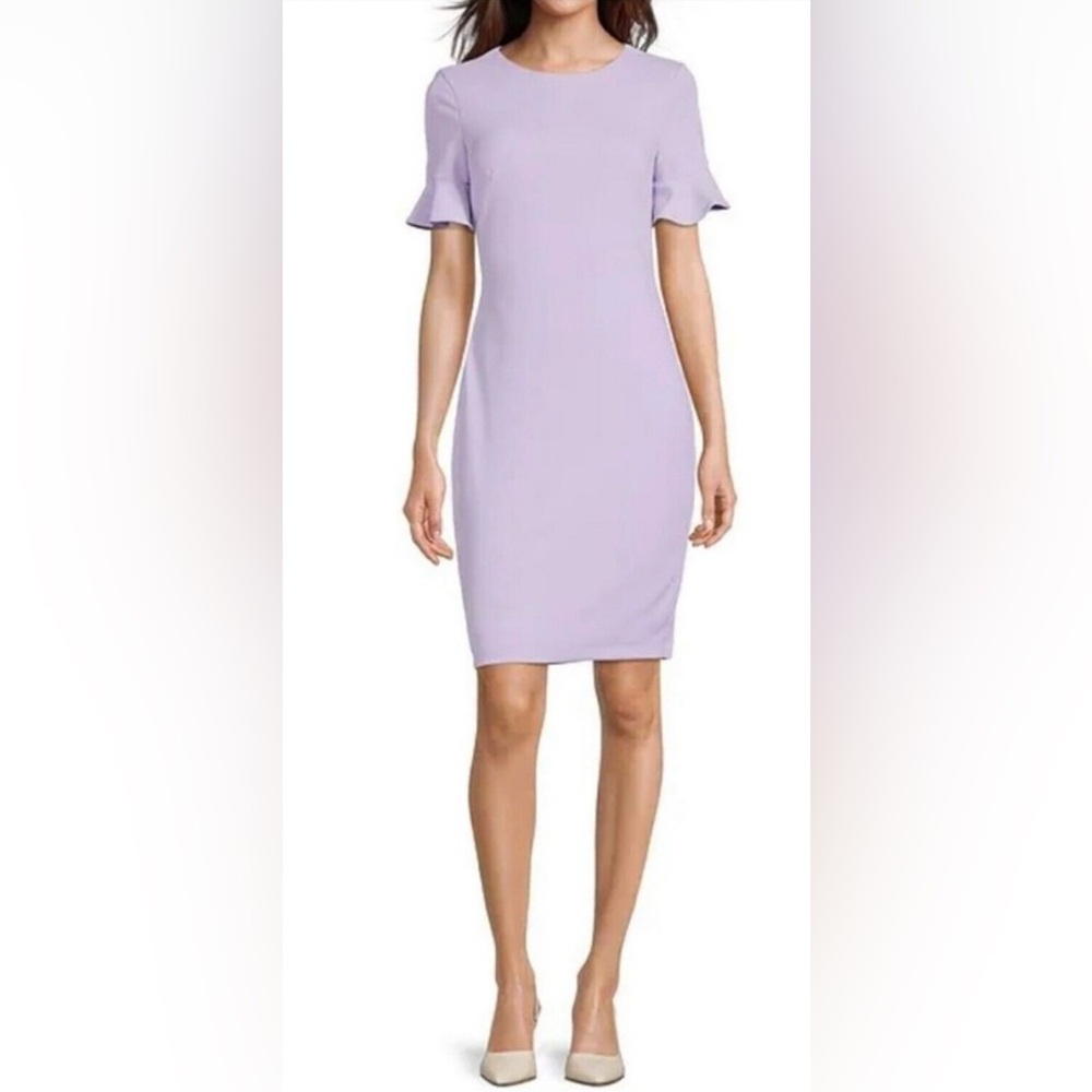 NWT Calvin Klein Lilac Dress, Sz 10